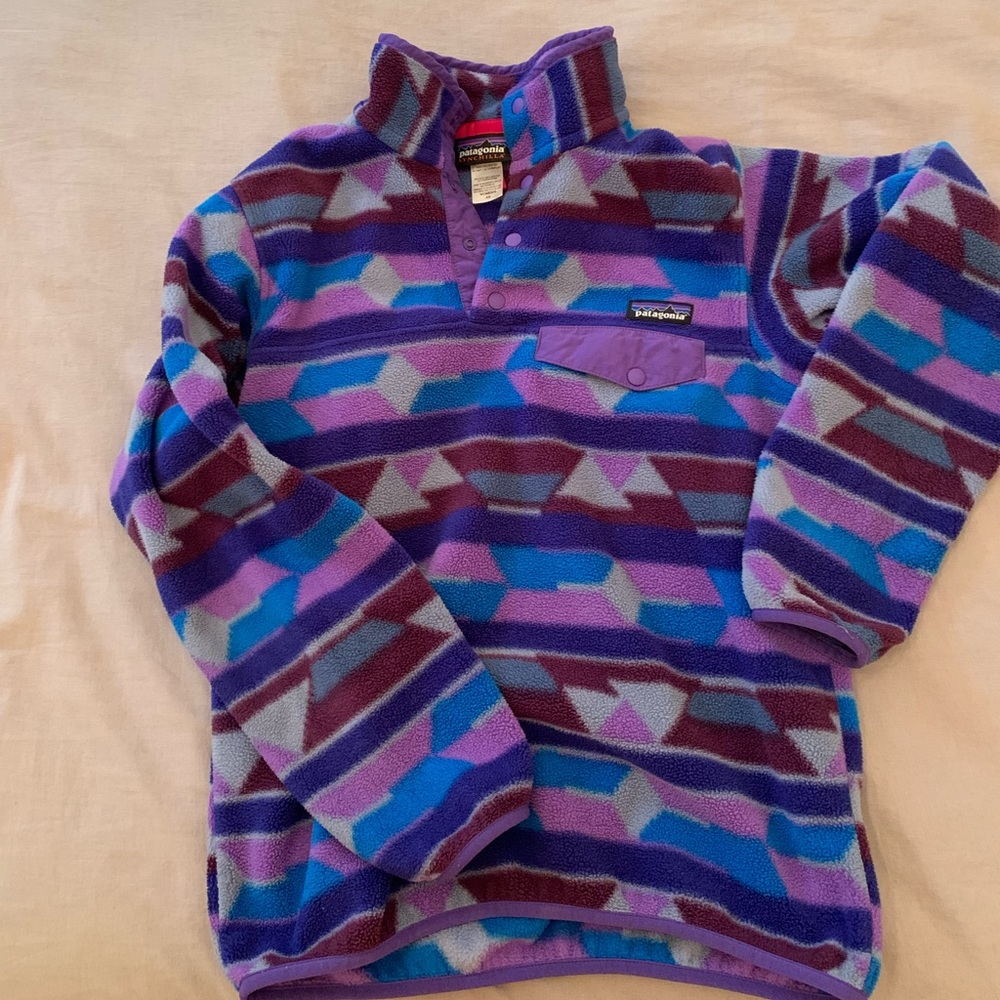 Patagonia pullover fleece jacket